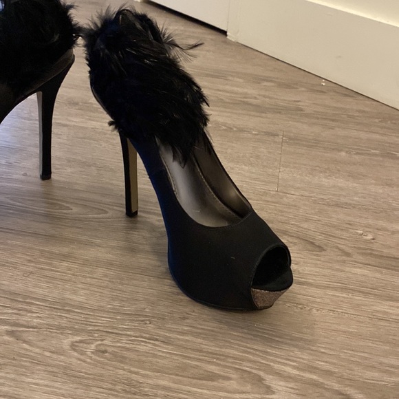 Enzo angioloni high heel size 40 with feathers - Picture 4 of 6